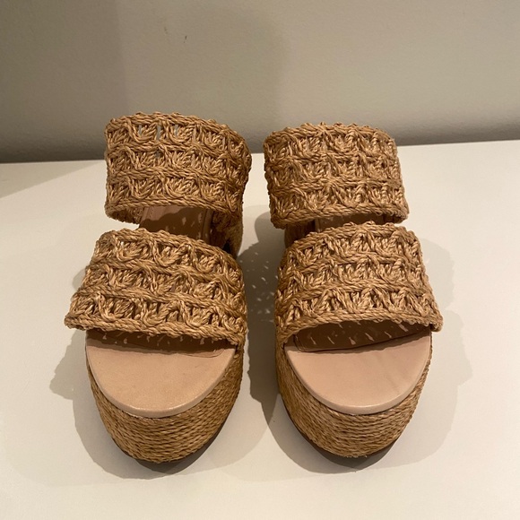 House of Harlow x Revolve birdie heel natural size 6 - Picture 2 of 7